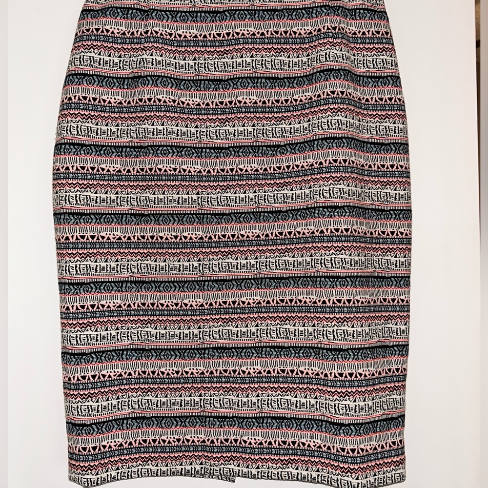 The Limited Aztec Print Pencil Skirt
